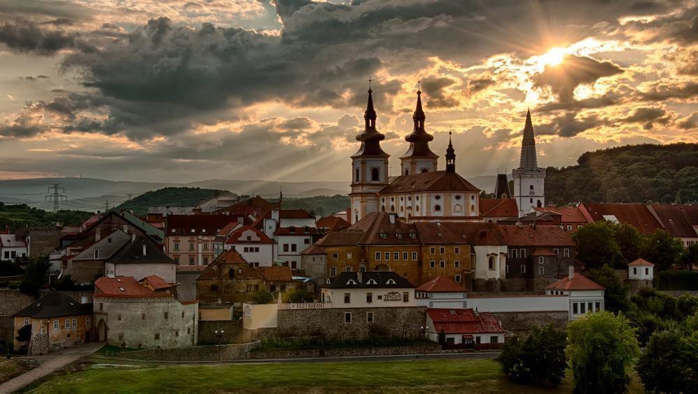 Hotel & Motorest V Udoli Zlateho Potoka Blsany Bagian luar foto